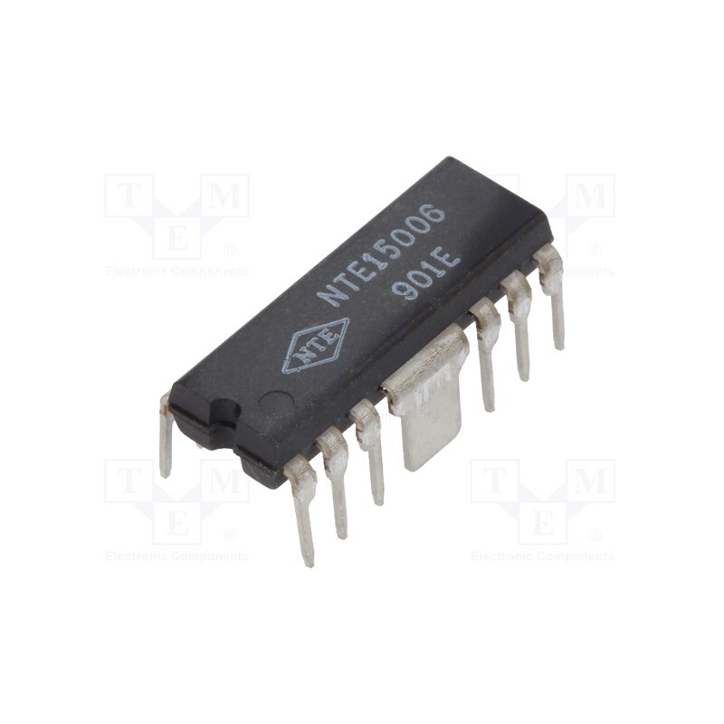 1 pcs x NTE Electronics - NTE15006 - IC: driver, bidirectional,motor controller, DIP12, 1A, Ch: 4, 25VDC
