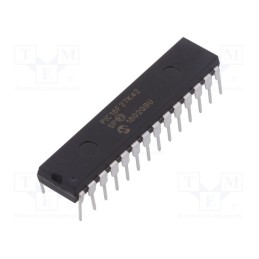 1 pcs x MICROCHIP TECHNOLOGY - PIC18F27K42-I/SP - IC: PIC microcontroller, 128kB, 64MHz, I2C x2,LIN,SPI,UART x2