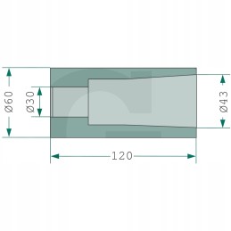 Welding sleeve 120mm 18100 33 granite