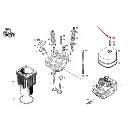 F119200090080 valve cover bolt m8 x 30