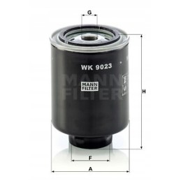 Fuel filter mitsubishi l200 2 5did 06 mann filte