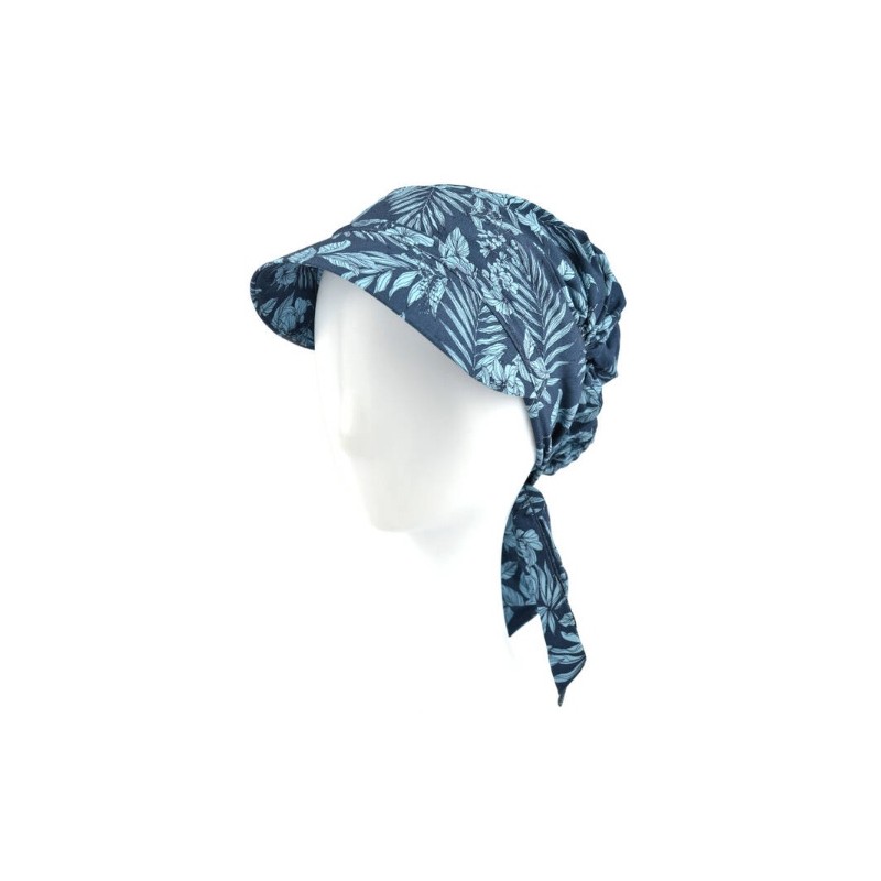 Turban, hat with a visor for the head after chemotherapy