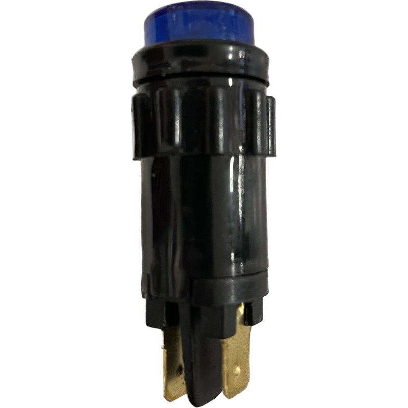 Blue indicator lamp 12 24v universal