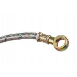 Braided fuel line 600mm, 2x 12mm eyelets