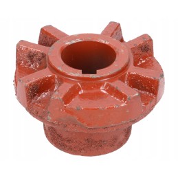 The clutch hub of the John Deere Z10033 combine harvester