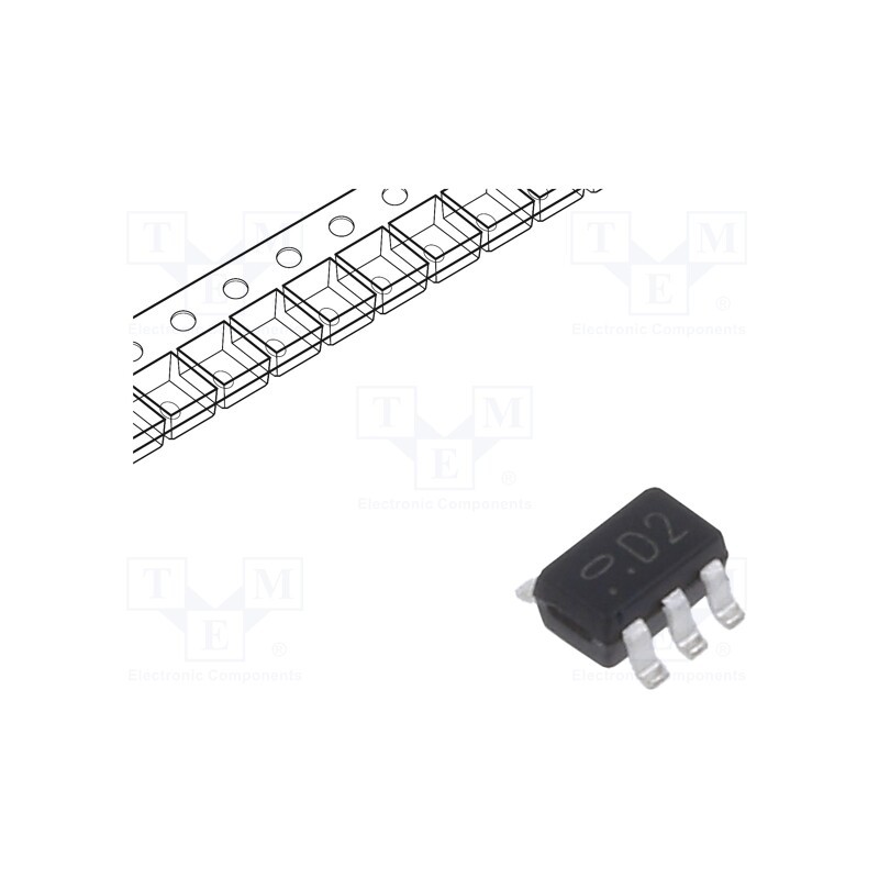 25 pcs x DIOTEC SEMICONDUCTOR - BCR22PN - Transistor: NPN / PNP, bipolar, BRT,complementary pair, 60/60V