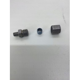Central lubrication connector, straight, m6x1