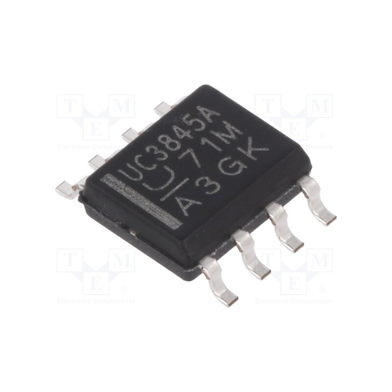 1 pcs x TEXAS INSTRUMENTS - UC3845AD8 - IC: PMIC, PWM controller, 1A, 47÷500kHz, Ch: 1, SO8, Uoper: 7.6÷30V
