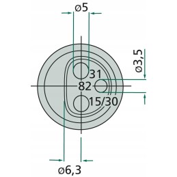 3 pin fendt john deere krone deutz plug
