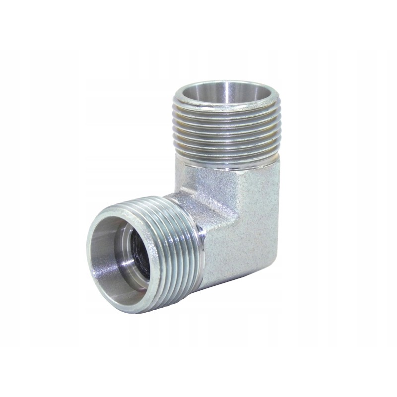 Hydraulic elbow connector 2x m24x1 5 16s