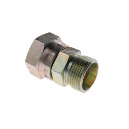 Straight hydraulic connector, cone 15mm ab 22 22 m2