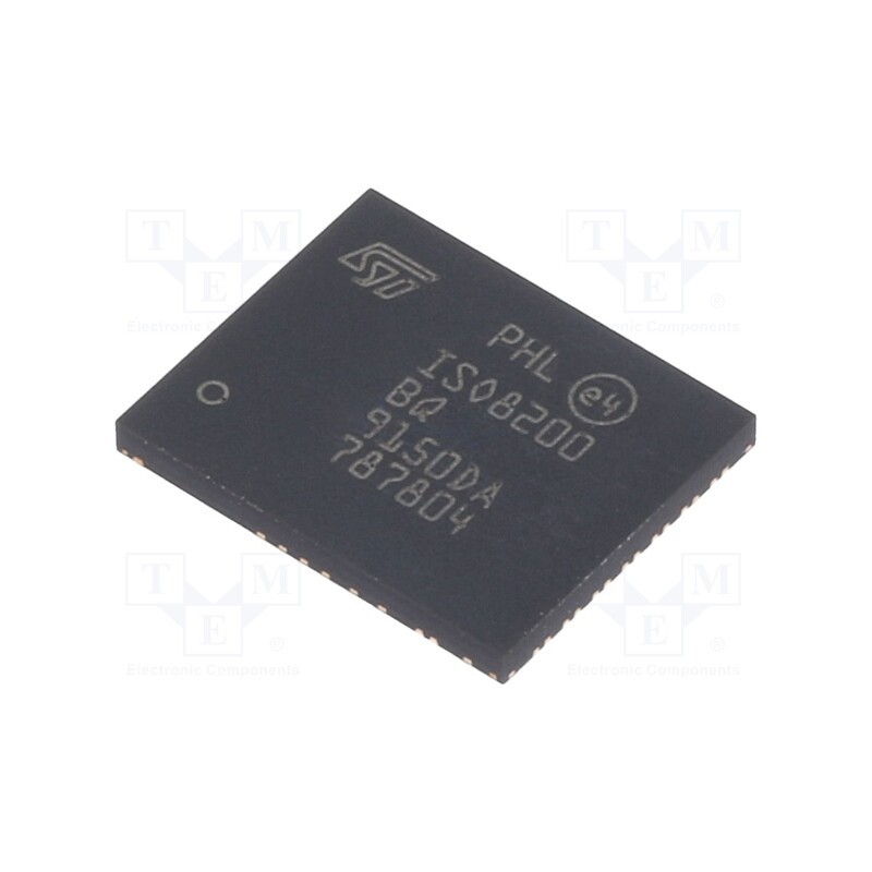 1 pcs x STMicroelectronics - ISO8200BQ - IC: power switch, high-side, Iout: 0.7A, Ch: 8, SMD, TFQFPN32,