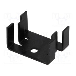 1 pcs x FISCHER ELEKTRONIK - FK213SA32 - Heatsink: moulded, SOT32, black, L: 18mm, W: 25.4mm, H: 13mm, 21K/W