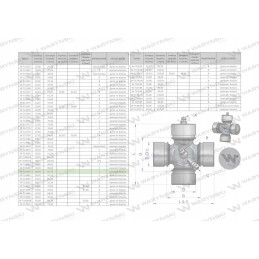 Shaft crosshead 30x81 70 Warynski side lubrication