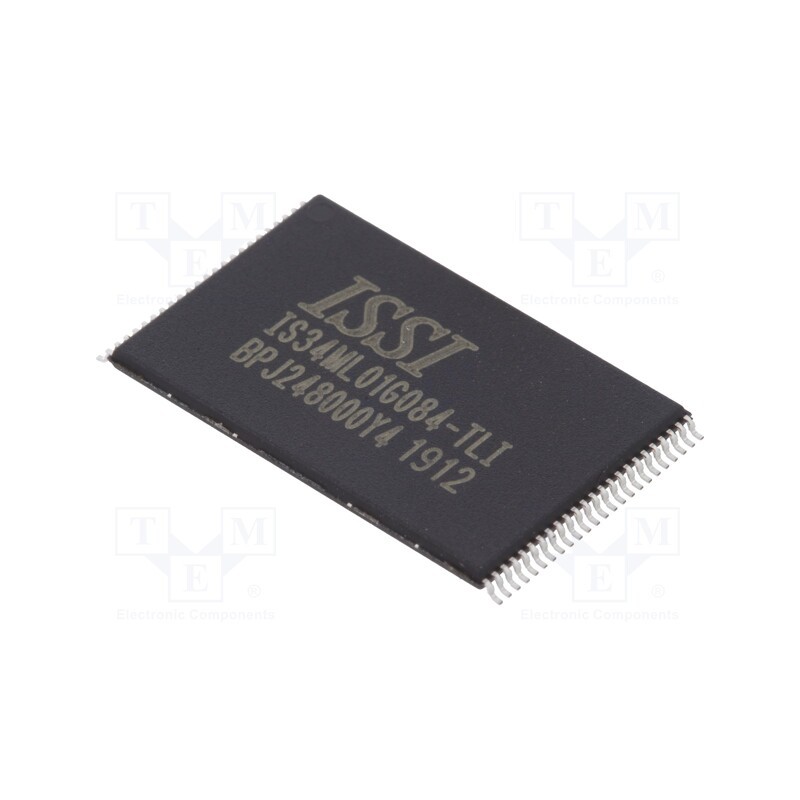 1 pcs x ISSI - IS34ML01G084-TLI - IC: FLASH memory, 1GbFLASH, parallel 8bit, TSOP48, parallel
