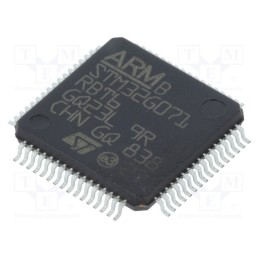 1 pcs x STMicroelectronics - STM32G071RBT6 - IC: ARM microcontroller, 64MHz, LQFP64, 1.7÷3.6VDC
