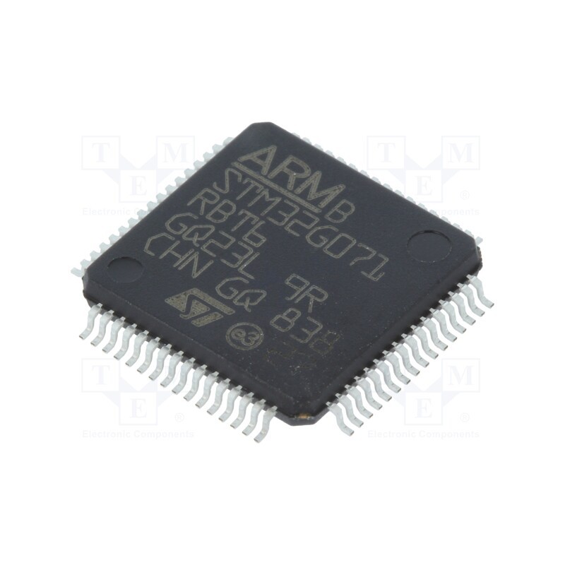 1 pcs x STMicroelectronics - STM32G071RBT6 - IC: ARM microcontroller, 64MHz, LQFP64, 1.7÷3.6VDC