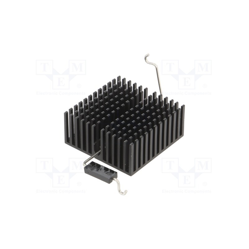 1 pcs x BOYD CORP - 375024B60024G - Heatsink: extruded, grilled, BGA,FPGA, black, L: 40mm, W: 40mm
