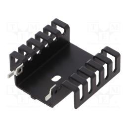 1 pcs x Advanced Thermal Solutions - ATS-PCB1046 - Heatsink: extruded, U, TO218,TO220, black, L: 41.2mm, W: 43.2mm