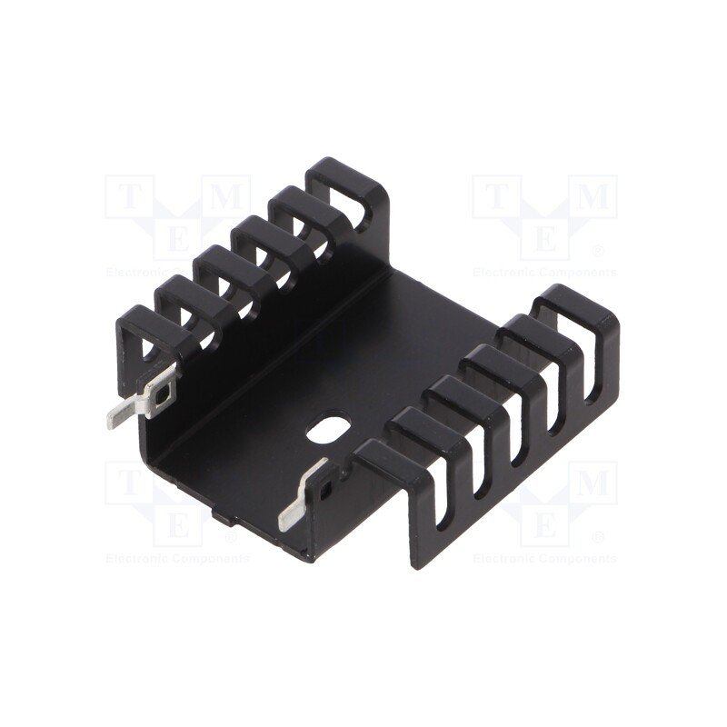 1 pcs x Advanced Thermal Solutions - ATS-PCB1046 - Heatsink: extruded, U, TO218,TO220, black, L: 41.2mm, W: 43.2mm