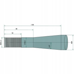 Zab 45mm 1250mm 43012503000 55466 granite