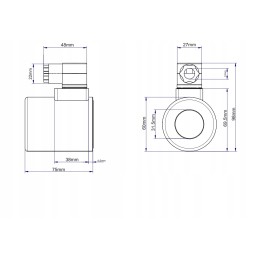 Solenoid divider coil e12dvs6 2 80l e12dv