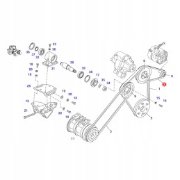 Fendt x696640600000 V-belt original