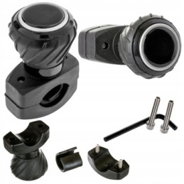 Universal ball handlebar knob with ball bearings