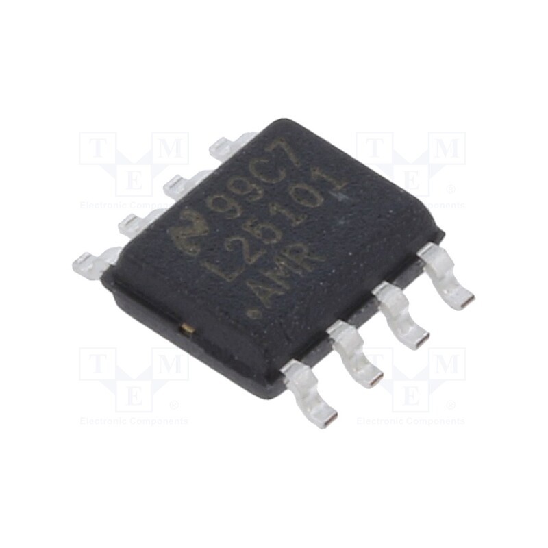 1 pcs x TEXAS INSTRUMENTS - LM25101AMR/NOPB - IC: driver, MOSFET half-bridge, high-/low-side,gate driver, Ch: 2