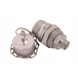 Bison m18x1 5 screwed valve socket quick connector