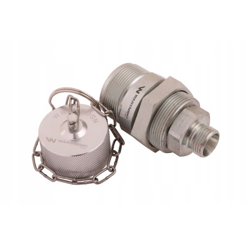 Bison m18x1 5 screwed valve socket quick connector