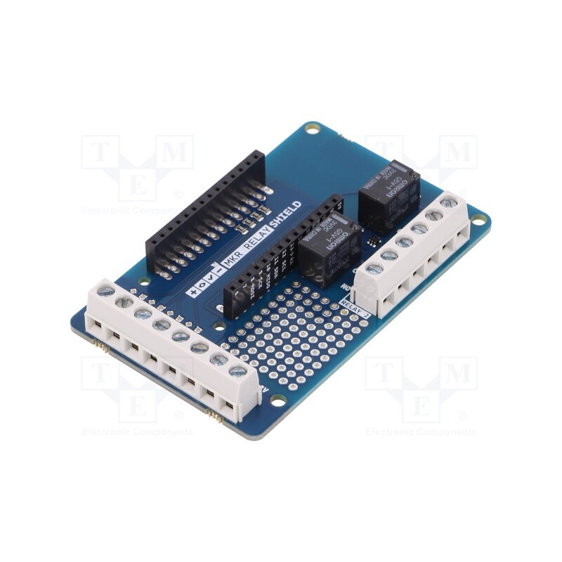 1 pcs x ARDUINO - MKR RELAY PROTO SHIELD - Expansion board, relay, pin header,solder pads,screw, MKR