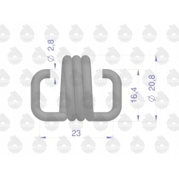 Brake disc spring C 385 original Ursus