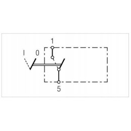 On/off switch with lock off on 2 pin 444167