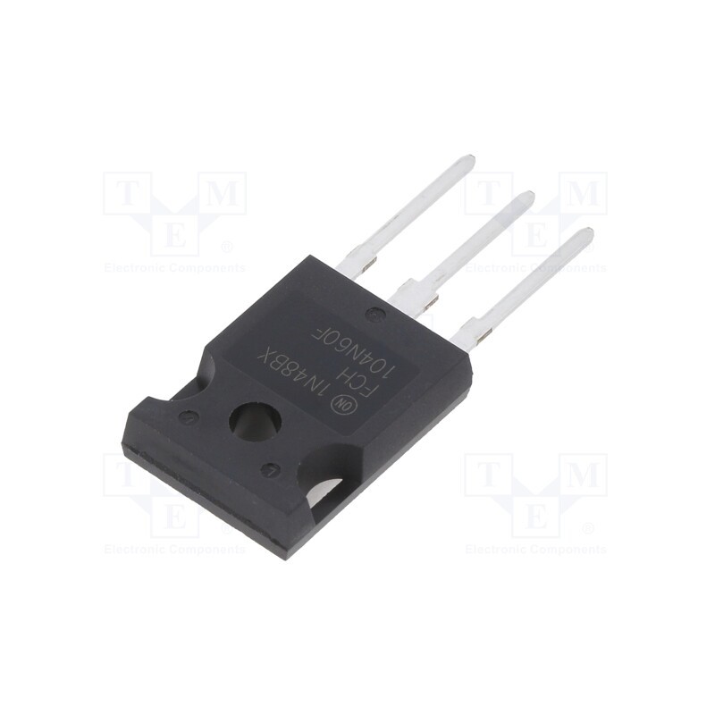 1 pcs x ONSEMI - FCH104N60F - Transistor: N-MOSFET, unipolar, 600V, 24A, 357W, TO247