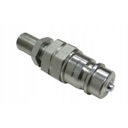 Hydraulic quick connector, long plug m16x1 5 external