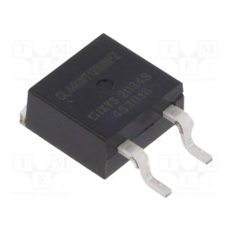 1 pcs x IXYS - CLA40MT1200NPZ-TUB - Triac, 1.2kV, 20A, TO263ABHV, Igt: 40/60mA, Ifsm: 170A