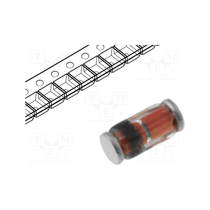 25 pcs x VISHAY - TZMC12-GS08 - Diode: Zener, 0.5W, 12V, SMD, , MiniMELF, single diode