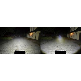 2x72w panel lamp halogen led cree 144w 12v 24v