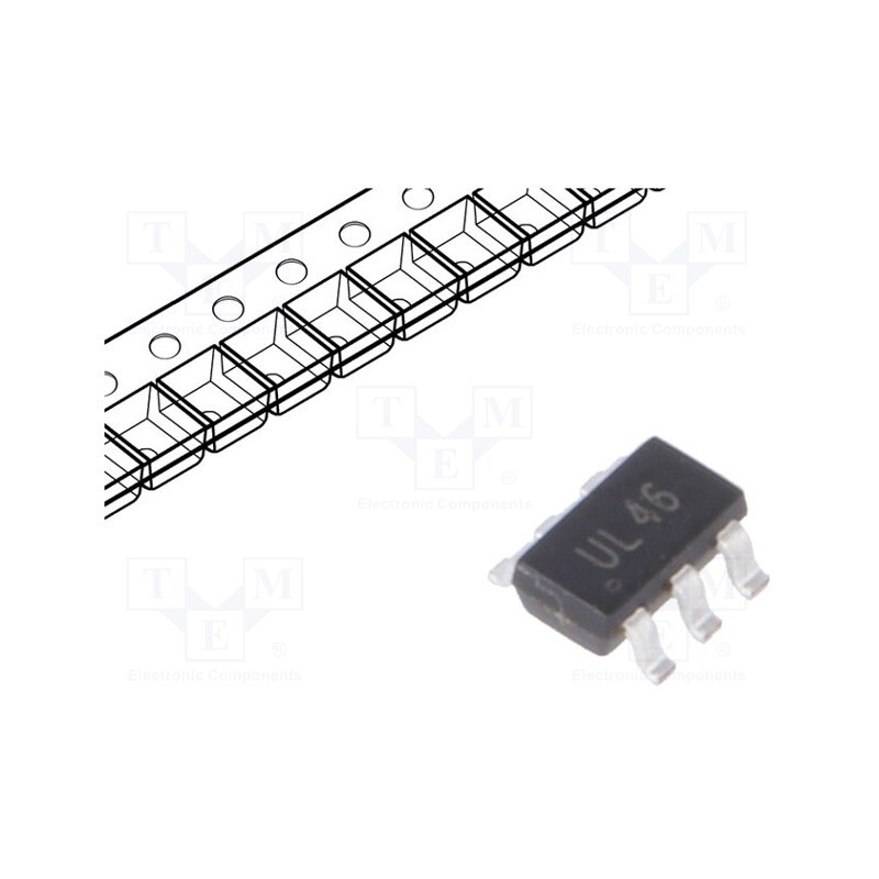 1 pcs x STMicroelectronics - USBLC6-4SC6 - Diode: TVS array, 6V, bidirectional, SOT23-6,