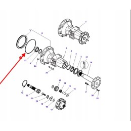 4306809m1 rear housing seal ring