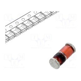 20 pcs x VISHAY - BAS85-GS18 - Diode: Schottky switching, SMD, 30V, 0.2A, 5ns, MiniMELF,SOD80