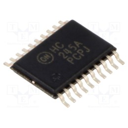 1 pcs x ONSEMI - MM74HC245AMTC - IC: digital, 3-state,octal,transceiver, Ch: 8, CMOS, SMD, TSSOP20WB