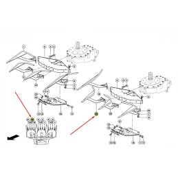 Guiding beak complete claas 0009996012
