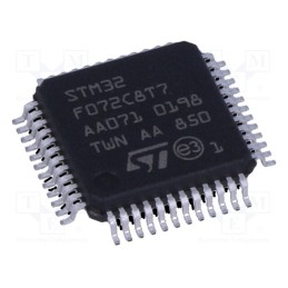 1 pcs x STMicroelectronics - STM32F072C8T7 - IC: ARM microcontroller, 48MHz, LQFP48, 1.65÷3.6VDC