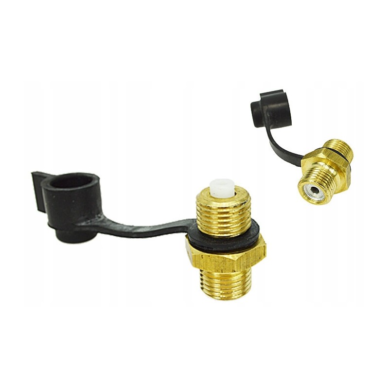 Control valve with pumping nozzle m16 external