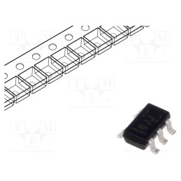 1 pcs x TEXAS INSTRUMENTS - INA193AIDBVR - IC: instrumentation amplifier, 500kHz, Ch: 1, Uoper: 2.7÷18V, 20V/V