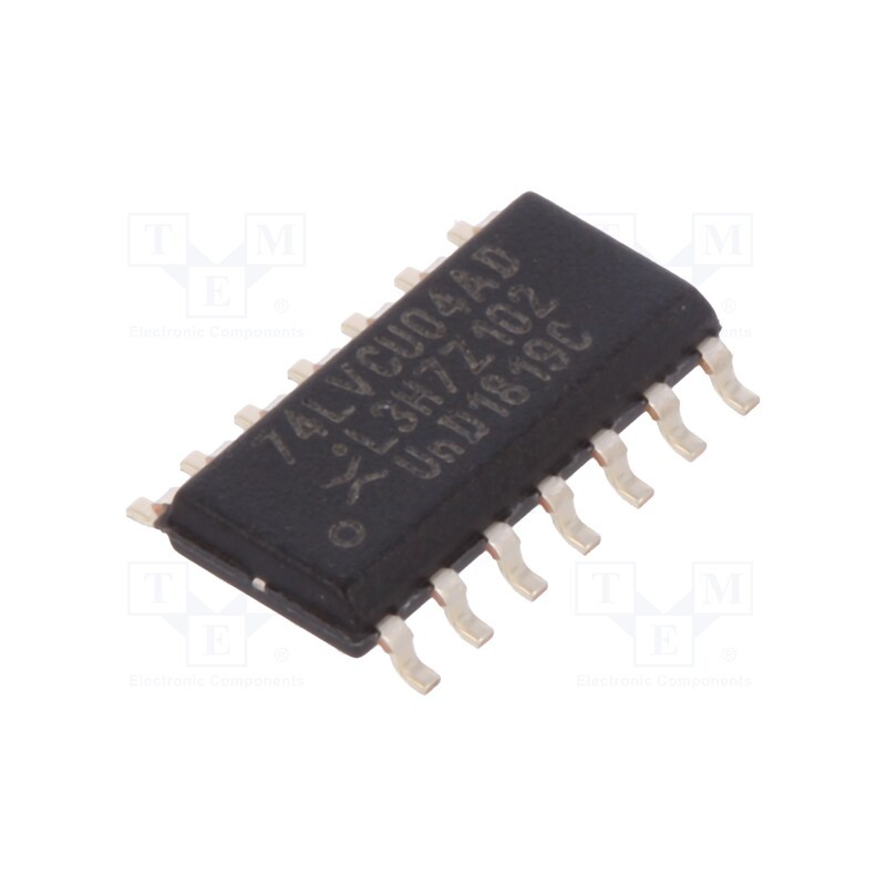 5 pcs x NEXPERIA - 74LVCU04AD,112 - IC: digital, NOT, Ch: 6, CMOS,TTL, SMD, SO14, 1.2÷3.6VDC, -40÷125°C