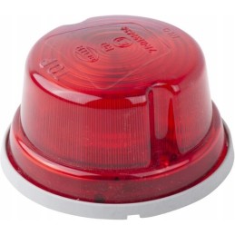 Round rear combination lamp 12 24v red at
