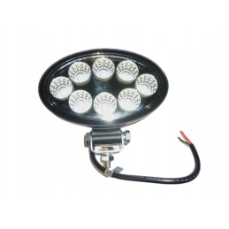 Work lamp 8 LED 12v 24v oval halogen searchlight